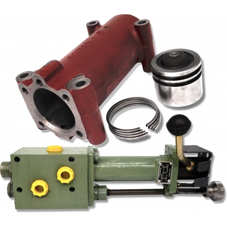TŁOK CYLINDER PODNOŚNIKA C-330 + ROZDZIELACZ HYDRAULICZNY